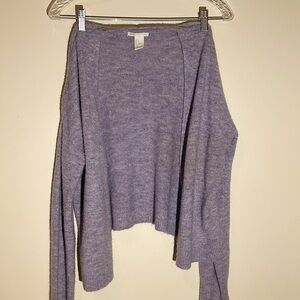 Lavender Knit Cardigan